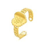 New Stainless Steel Open Adjustable Ring