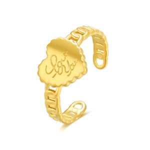 New Stainless Steel Open Adjustable Ring