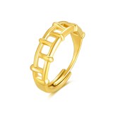New Stainless Steel Open Adjustable Ring