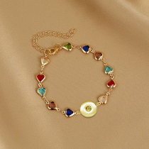 Creative bracelet Devil's Eye Love bracelet suitable for 18MM jewelry snap