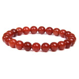 8mm natural stone beads bracelet elastic string agate, natural turquoise, lapis lazuli, tiger's eye stone