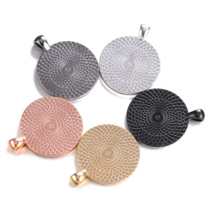 100pcs/lot Alloy Time gem internal diameter 25mm point drill round alloy base bracket diy diamond inlaid zinc alloy accessories
