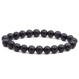 8mm natural stone beads bracelet elastic string agate, natural turquoise, lapis lazuli, tiger's eye stone