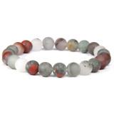 8mm natural stone beads bracelet elastic string agate, natural turquoise, lapis lazuli, tiger's eye stone
