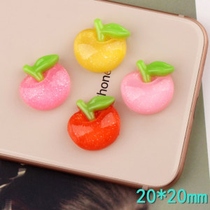 Candy cherry resin suitable for 18MM Snaps Buttons