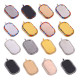 100pcs/lot Alloy DIY accessories  internal diameter24 * 38mm dot diamond rectangular alloy base diamond time gem pendant