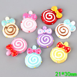 Candy Lollipop Resin Suitable for 18MM Snaps Buttons