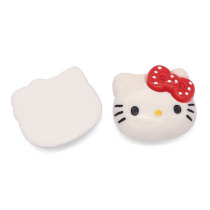 Pink bear KT cat astronaut flat bottom mobile phone case hair clip accessories diy resin accessories