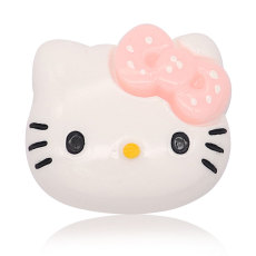 KT cat flat bottom mobile phone case hair clip headwear diy resin accessories