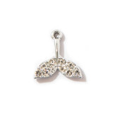 10pcs/lot  High-quality Alloy Diamond satellite fishtail planet alloy electroplating pendant DIY earrings necklace women accessories