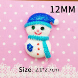 12MM Christmas Snowman resin ornaments Snaps Buttons