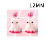 12MM Cartoon cute unicorn resin Snaps Buttons