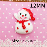 12MM Christmas Snowman resin ornaments Snaps Buttons