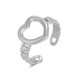 New Stainless Steel Open Adjustable Ring