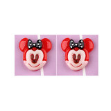 Cartoon bow Mickey resin suitable for 18MM Snaps Buttons