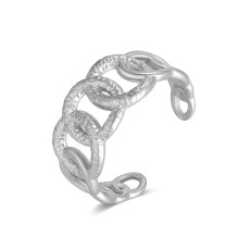 New Stainless Steel Open Adjustable Ring
