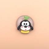Cartoon Disney Donald Duck Mickey resin suitable for 18MM Snaps Buttons