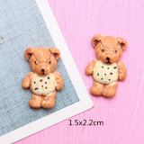 Cartoon Bear Rabbit resin suitable for 18MM Snaps Buttons