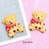 Cartoon Bear Rabbit resin suitable for 18MM Snaps Buttons