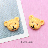 Cartoon Bear Rabbit resin suitable for 18MM Snaps Buttons