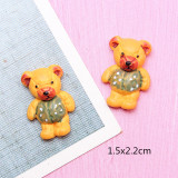 Cartoon Bear Rabbit resin suitable for 18MM Snaps Buttons