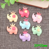 Cartoon Elephant resin suitable for 18MM Snaps Buttons