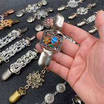 Retro brooch clip duck bill clip shawl scarf cardigan sweater tie brooch clip