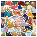50pcs New Little Prince graffiti stickers decorative suitcase notebook waterproof detachable stickers