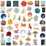 50pcs New Little Prince graffiti stickers decorative suitcase notebook waterproof detachable stickers