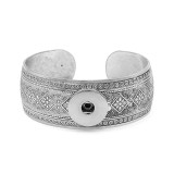 18MM Metal Snap buttons Bangle  Ancient silver bracelet  Snaps button jewelry wholesale
