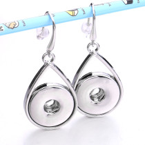 Snaps button jewelry wholesale metal Snaps earring  fit 18MM 20MM chunks