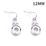 Snaps metal earring  fit 12mm chunks snaps jewelry