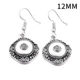 Snaps metal earring  fit 12mm chunks snaps jewelry