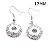 Snaps metal earring  fit 12mm chunks snaps jewelry