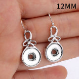 Snaps metal earring  fit 12mm chunks snaps jewelry