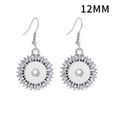 Snaps metal earring  fit 12mm chunks snaps jewelry