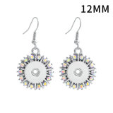 Snaps metal earring  fit 12mm chunks snaps jewelry