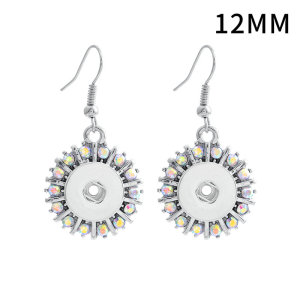 Snaps metal earring  fit 12mm chunks snaps jewelry