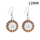 Snaps metal earring  fit 12mm chunks snaps jewelry