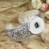 18MM Metal Snap buttons Bangle  Ancient silver bracelet  Snaps button jewelry wholesale