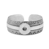 18MM Metal Snap buttons Bangle  Ancient silver bracelet  Snaps button jewelry wholesale