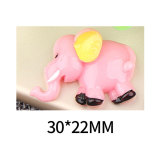 Cartoon Elephant resin suitable for 18MM Snaps Buttons