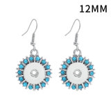 Snaps metal earring  fit 12mm chunks snaps jewelry