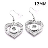 Snaps metal earring  fit 12mm chunks snaps jewelry