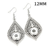 Snaps metal earring  fit 12mm chunks snaps jewelry