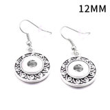 Snaps metal earring  fit 12mm chunks snaps jewelry