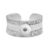 18MM Metal Snap buttons Bangle  Ancient silver bracelet  Snaps button jewelry wholesale