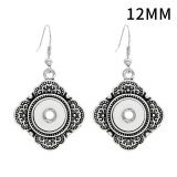 Snaps metal earring  fit 12mm chunks snaps jewelry