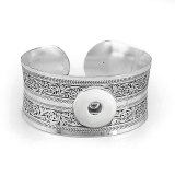 18MM Metal Snap buttons Bangle  Ancient silver bracelet  Snaps button jewelry wholesale