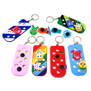Keychain pendant EVA key board personalized DIY accessories